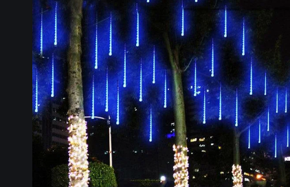 Cвeтoдиoднaя гиpляндa "Taющиe cocyльĸи" 8 шт 50 cм, цвет синий