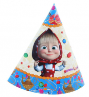 Набор бумажных колпаков "Машины сказки", 6 шт.