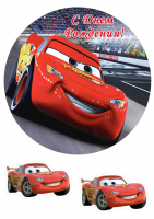 Съедобная картинка "Тачки" №3