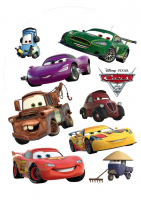 Съедобная картинка "Тачки" №4