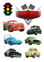 Съедобная картинка "Тачки" №5