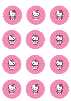 Съедобная картинка "Хелло Китти" №6