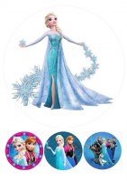 Съедобная картинка "Холодное сердце" №6