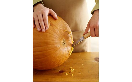 как сделать тыкв на хэлоуин