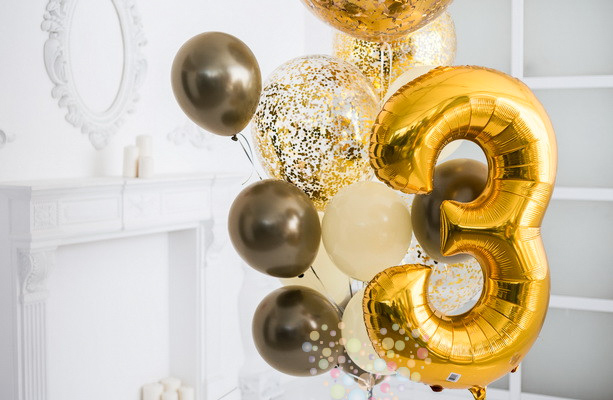 Сет из шаров "Золотой праздник"